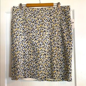 Leopard Print Pencil Skirt